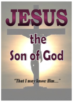 Jesus the Son of God